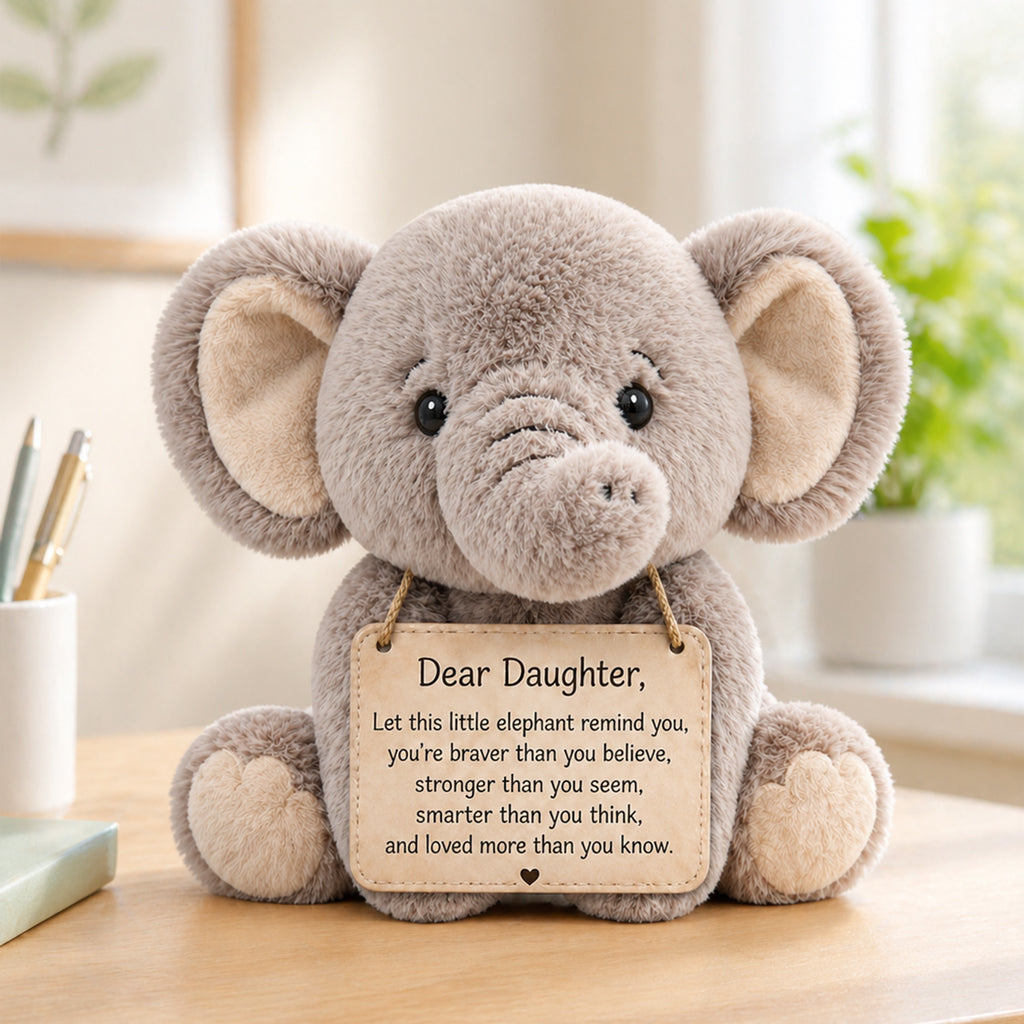 Dear Daughter Elephant Plush