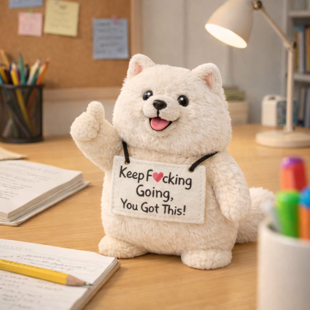 You Got This Emotional Support Samoyed Plush