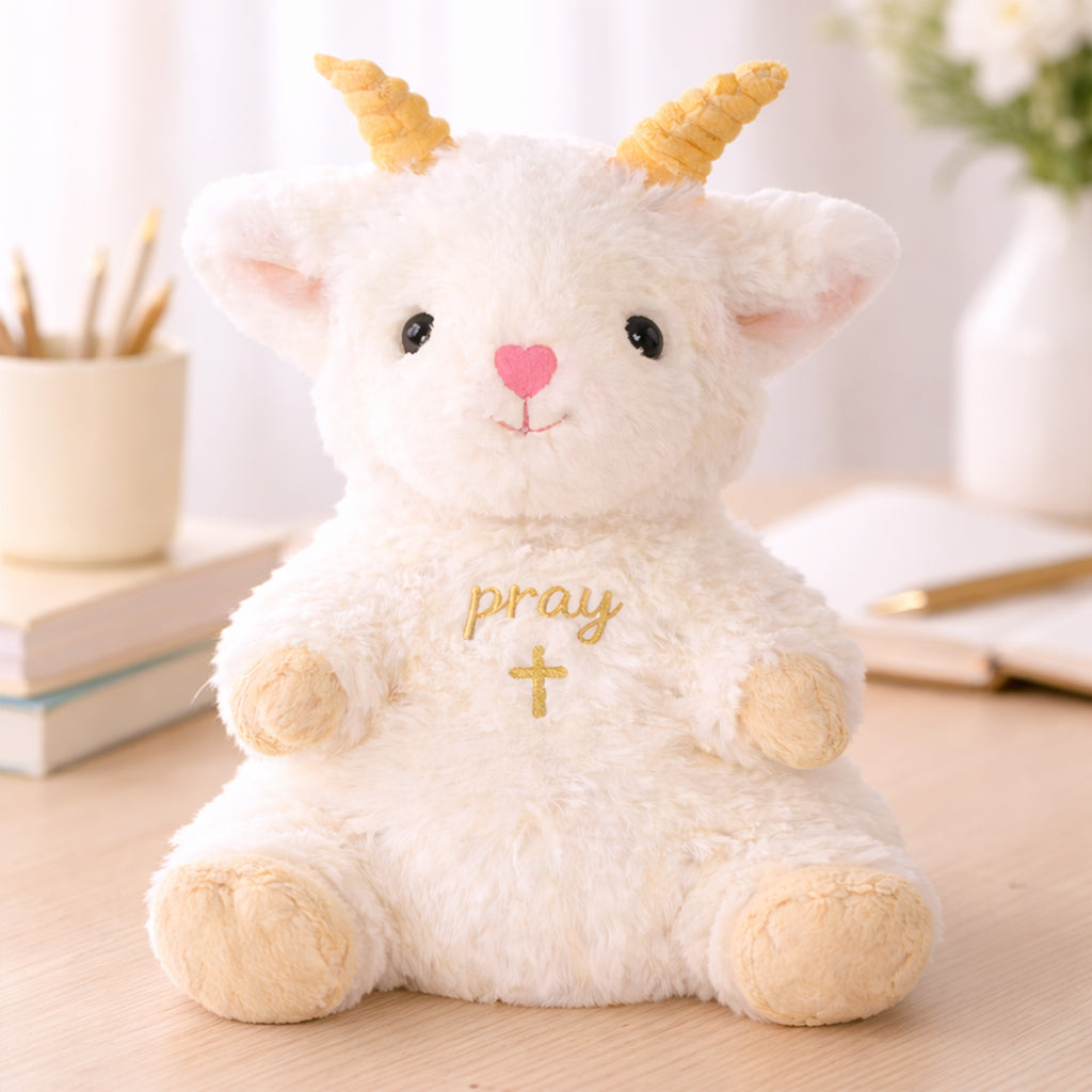 Dear Daughter Never Quit Sheep With Horns Plush