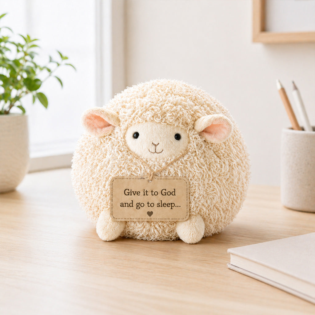Give It To God Sphere-Shaped Sheep Plush