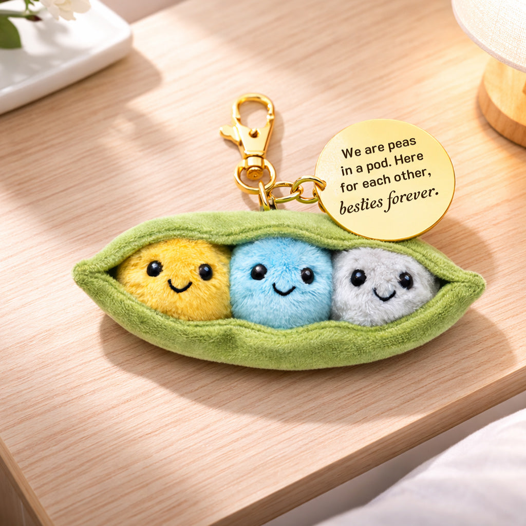 For Bestie Emotional Support Peas In A Pod Plush