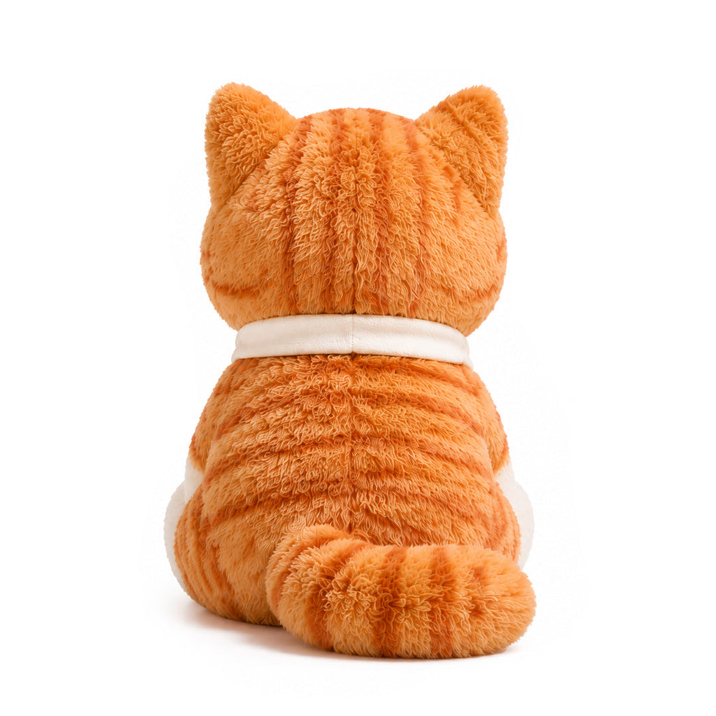 Sassy Orange Cat Emotional Support Plush
