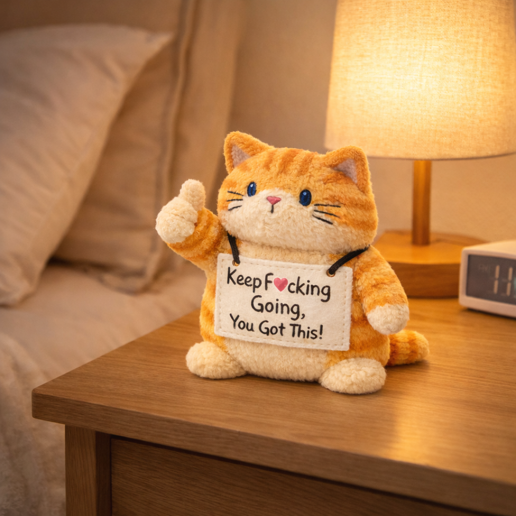 You Got This Emotional Support Cat Plush