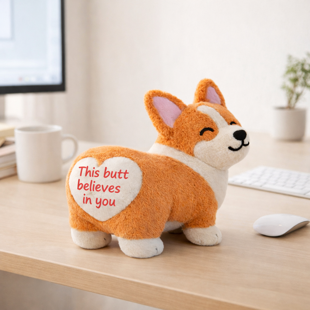 Believes In You Emotional Support Corgi Plush