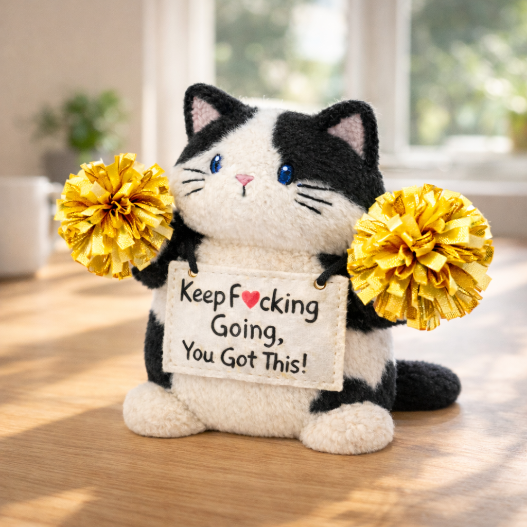 Cheer Up Kitty Plush