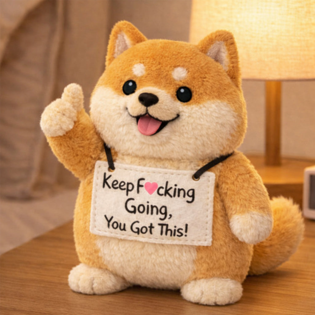 You Got This Emotional Support Shiba Inu Plush