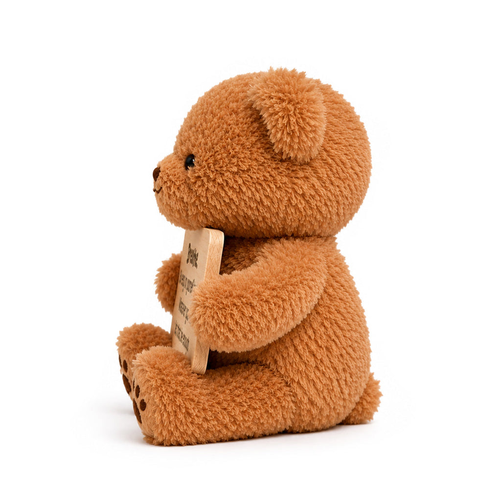 Emotional Support Brown Bear Plush