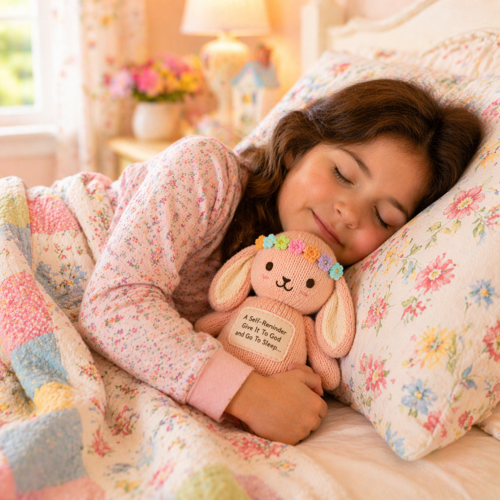 Give it to God Pink Bunny Plush
