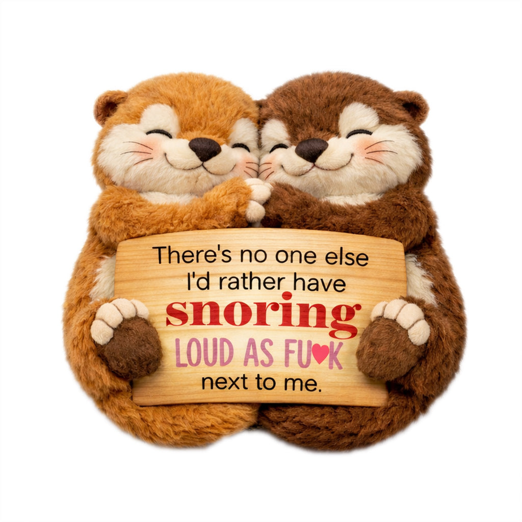 Next To Me A Pair Of Otters Plushies