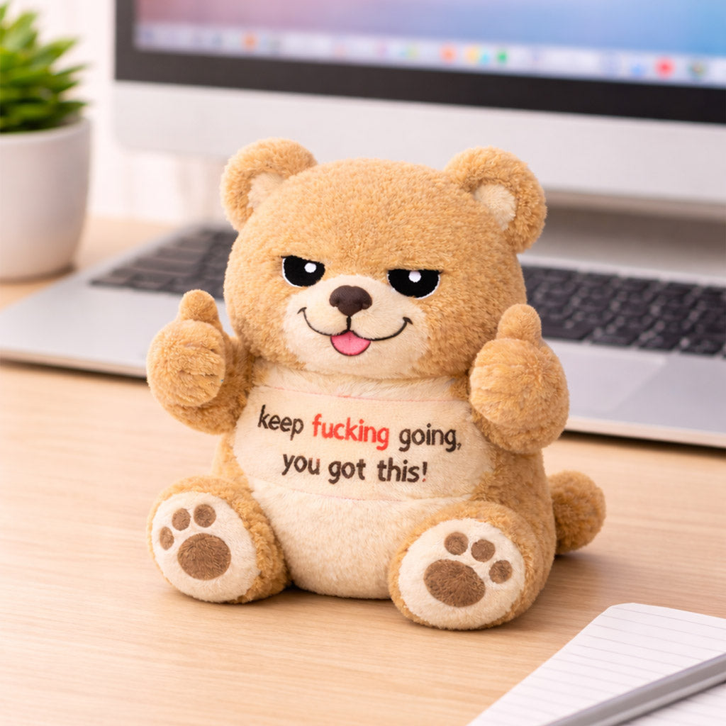 You Got This Emotional Support Brown Bear Plush