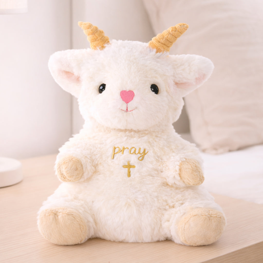 Dear Daughter Never Quit Sheep With Horns Plush