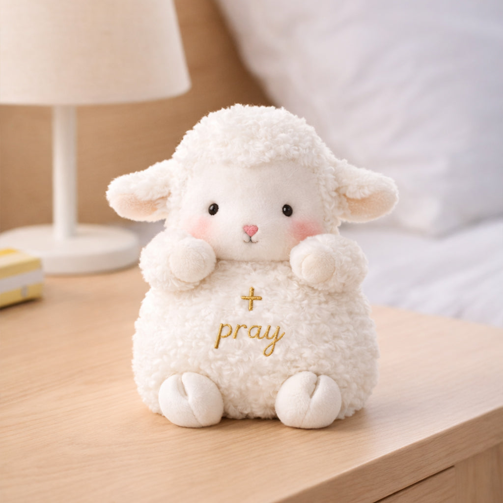 Dear Daughter Never Quit Cute Sheep Plushie