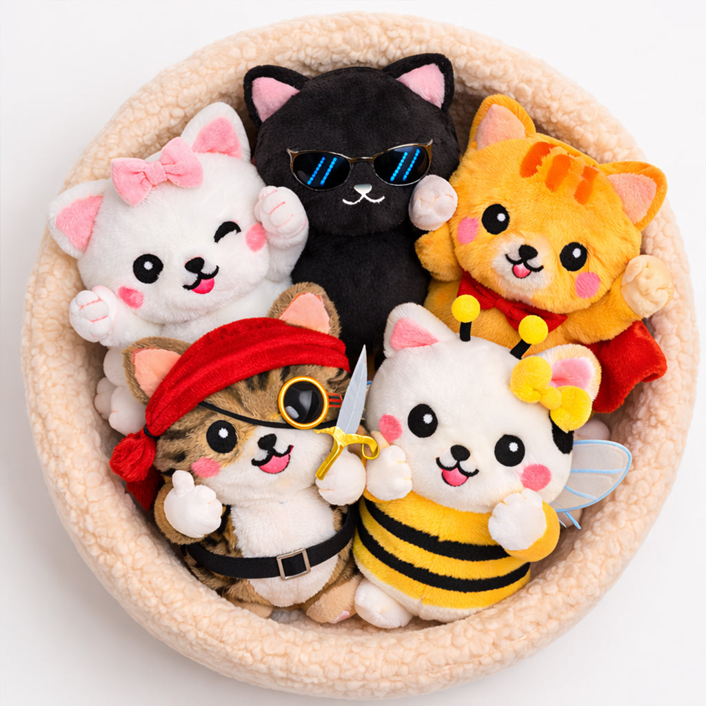 You Got This Emotional Support Cat Plush Set