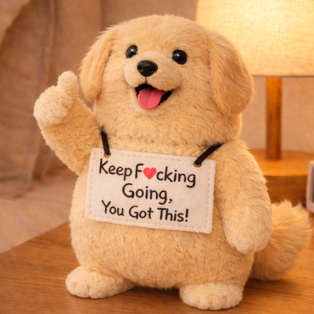 You Got This Emotional Support Golden Retriever Plush