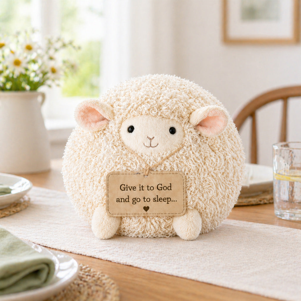 Give It To God Sphere-Shaped Sheep Plush