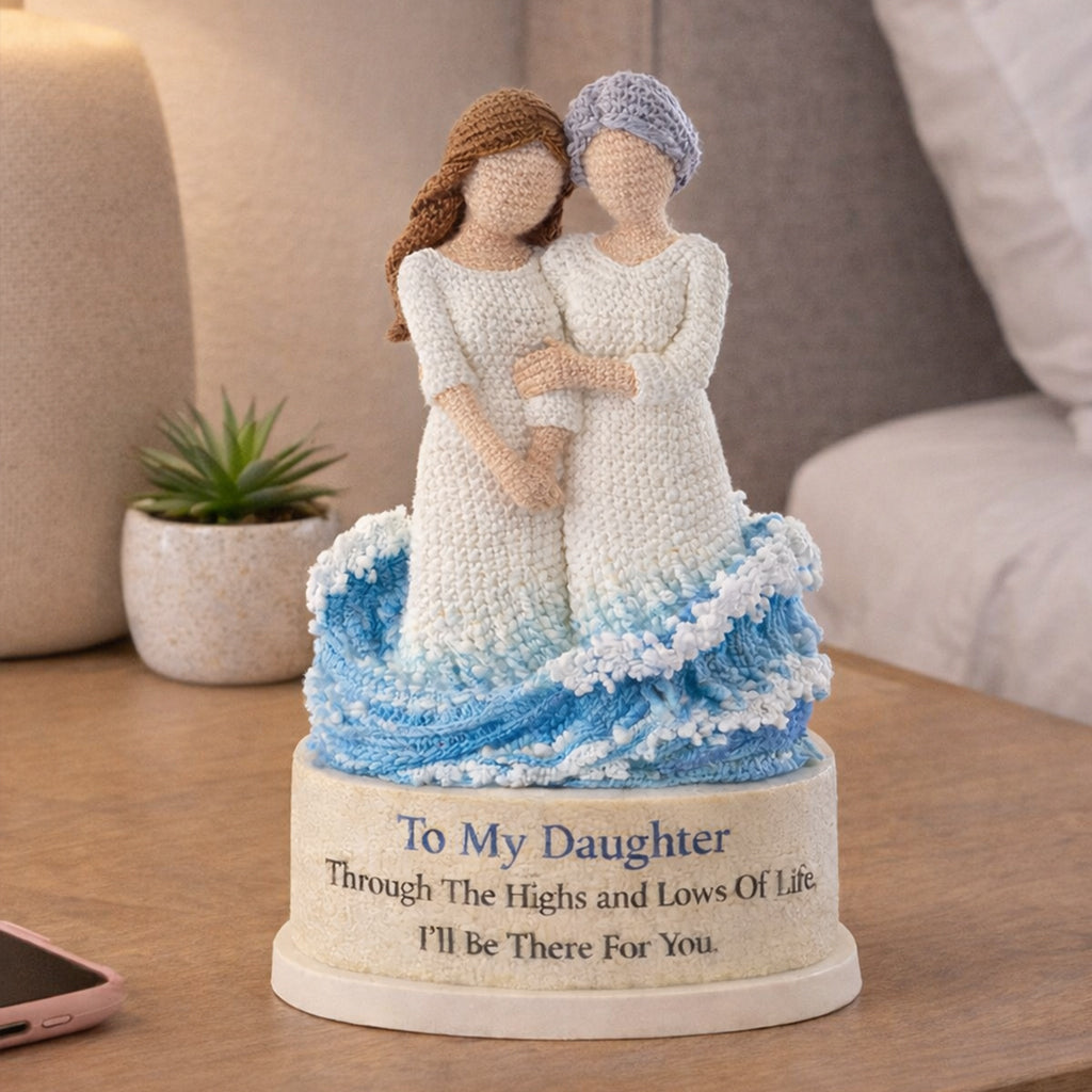 Highs and Lows Crochet Mother Daughter Wave Toy
