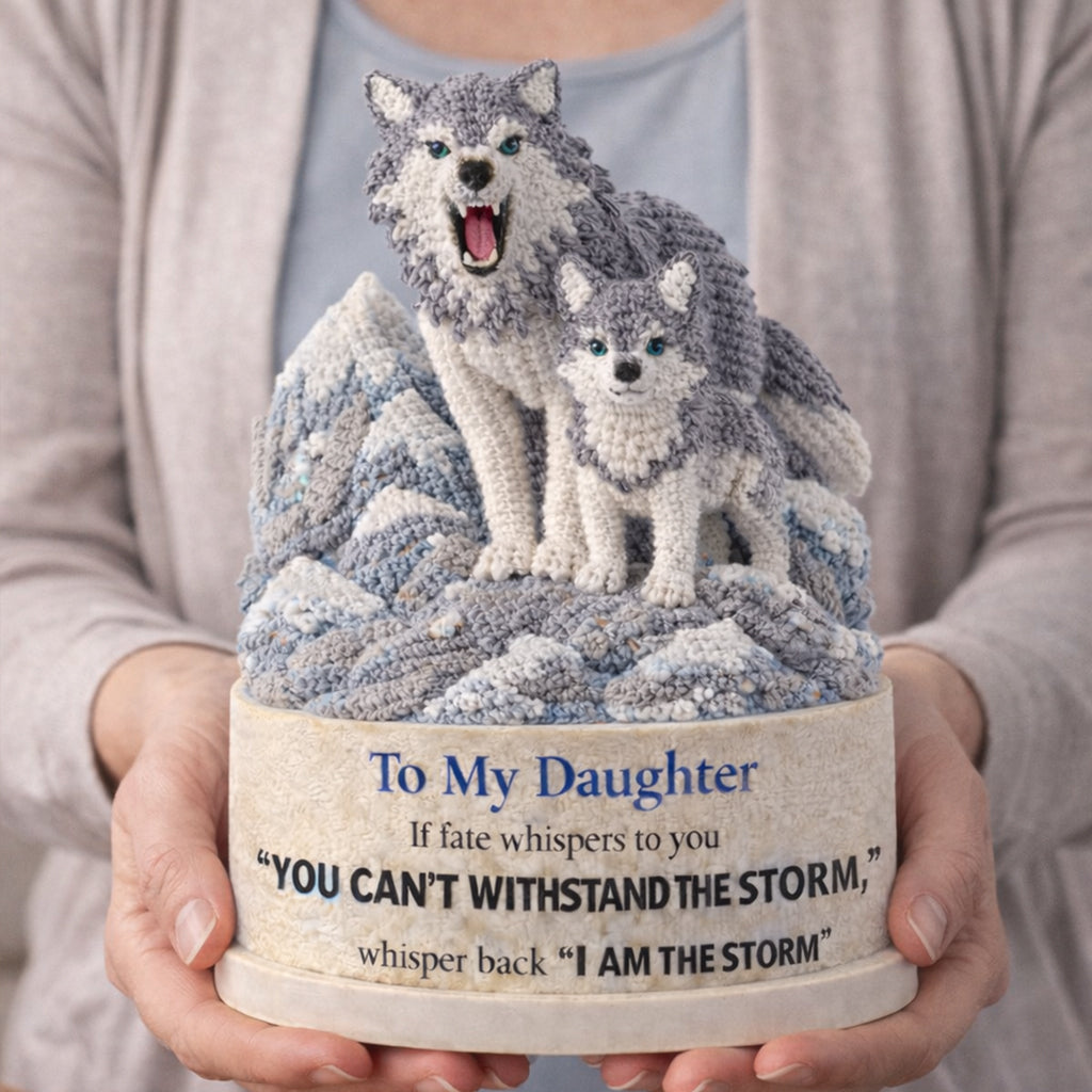 If Fate Whispers Mother Daughter Wolf Toy