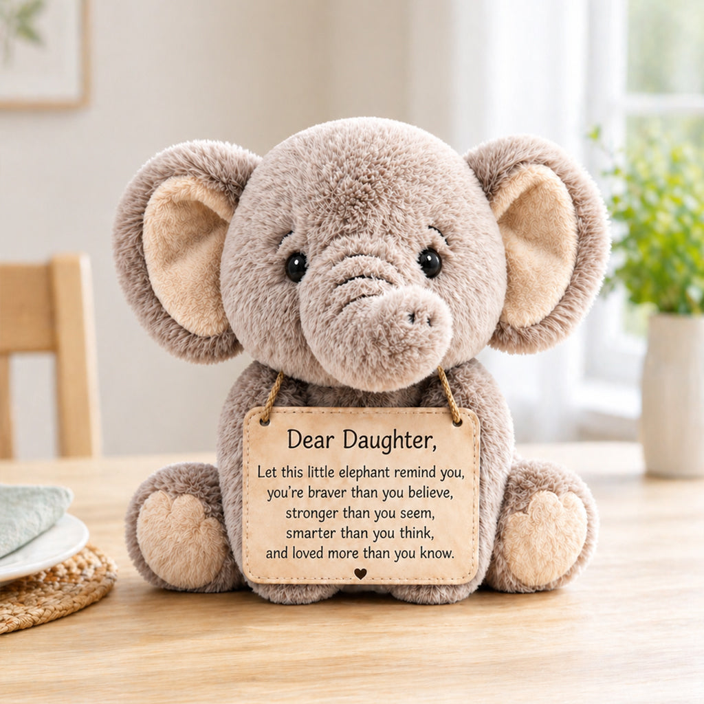 Dear Daughter Elephant Plush