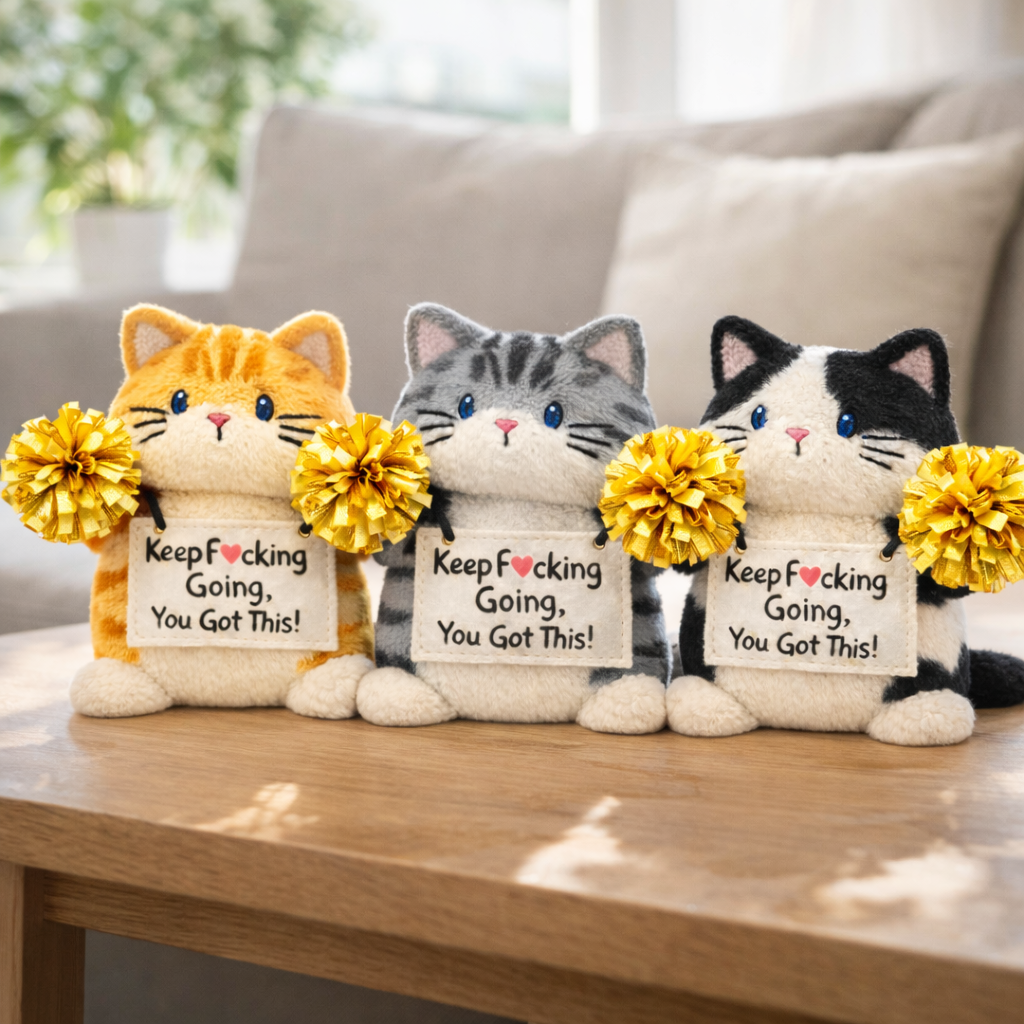 Cheer Up Kitty Plush