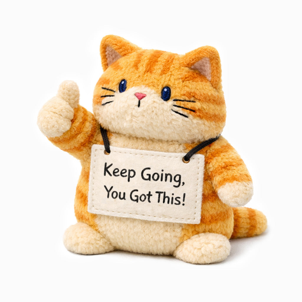 Keep Going You Got This Emotional Support Cat Plush