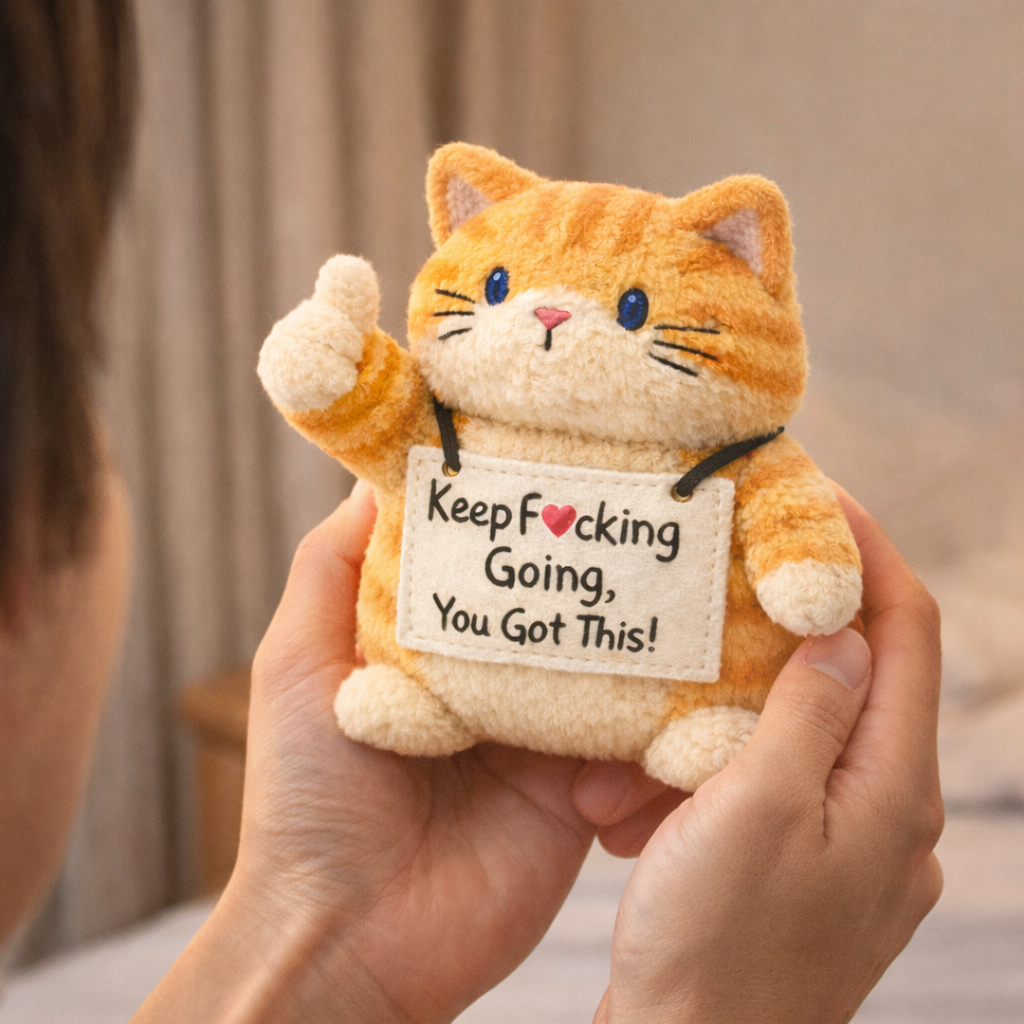 You Got This Emotional Support Cat Plush