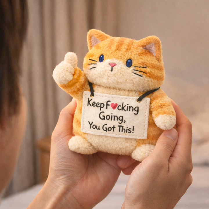 You Got This Emotional Support Cat Plush