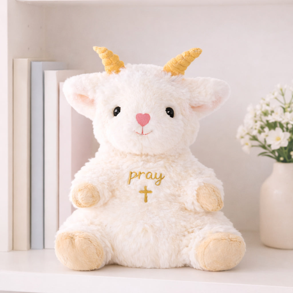 Dear Daughter Never Quit Sheep With Horns Plush