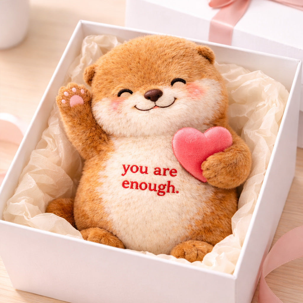 You Are Enough Emotional Support Otter Plush