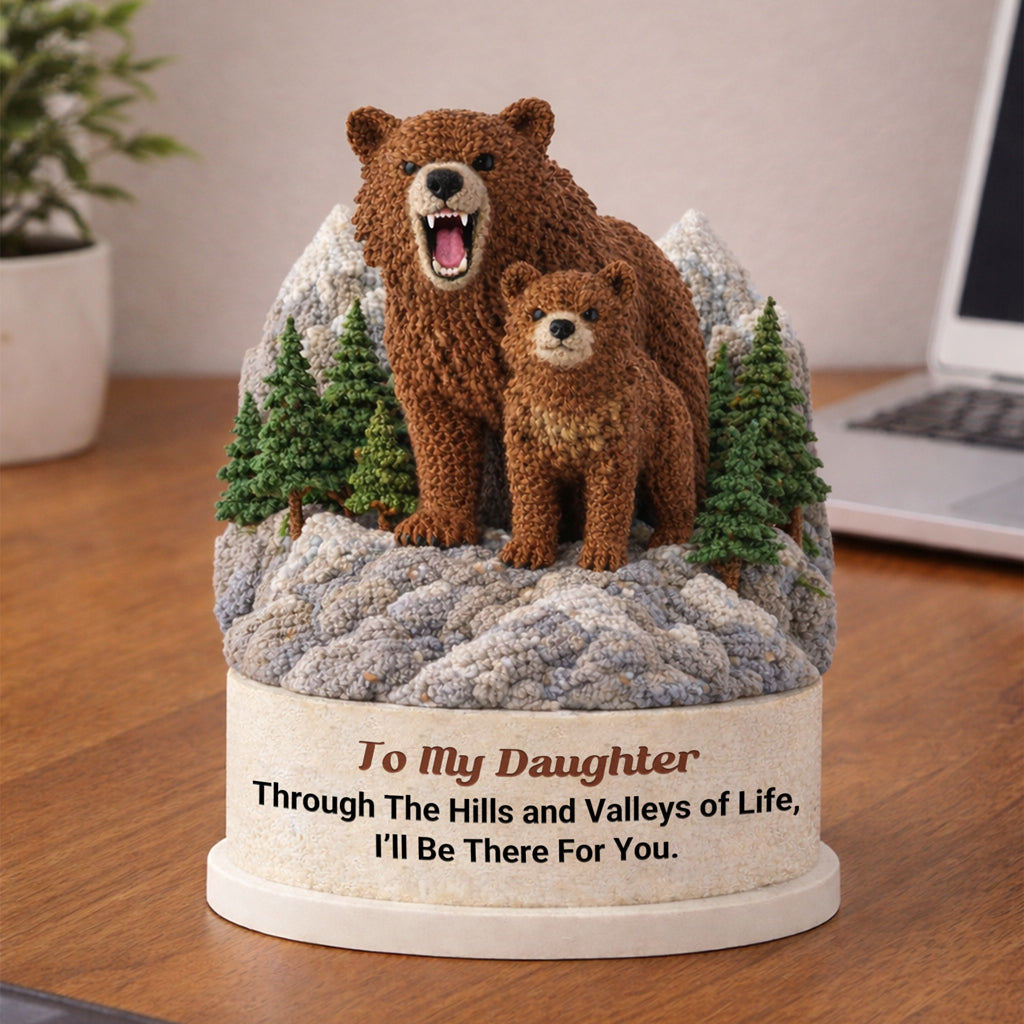 Through The Hills and Valleys Mother Daughter Bear Toy