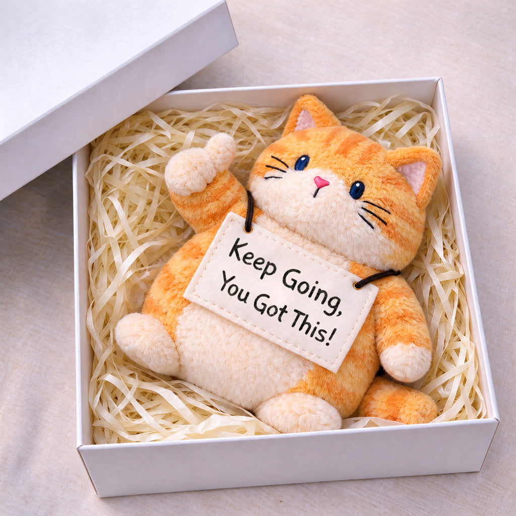 Keep Going You Got This Emotional Support Cat Plush