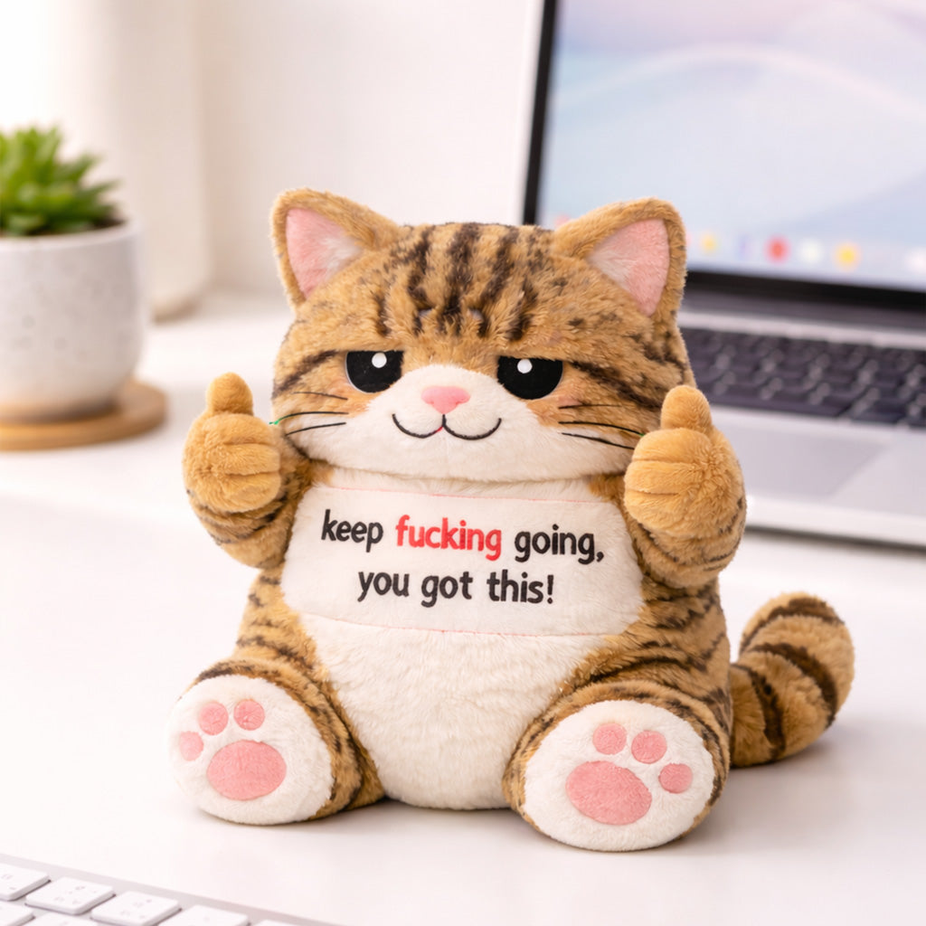 You Got This Emotional Support Orange Cat Plush