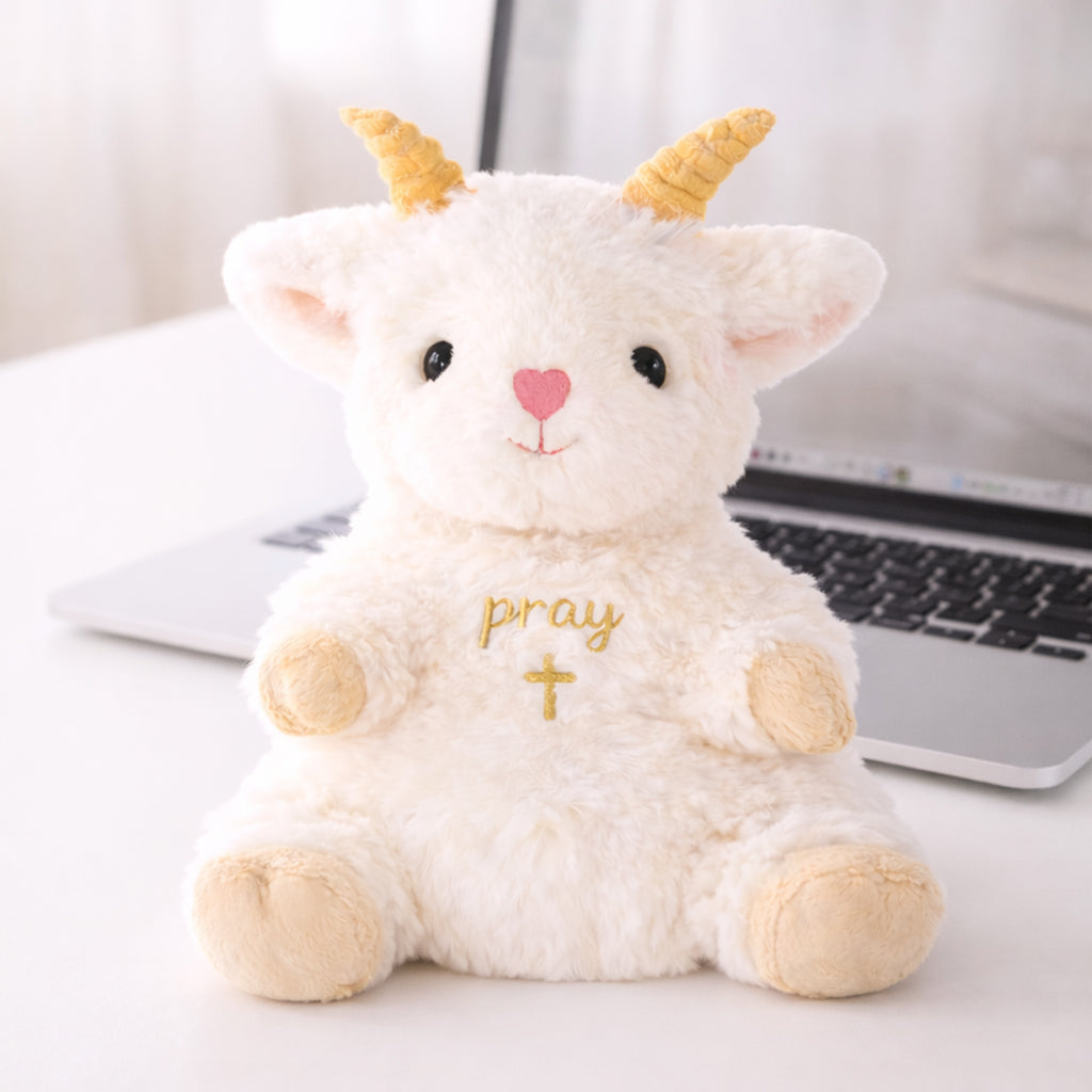 Dear Daughter Never Quit Sheep With Horns Plush