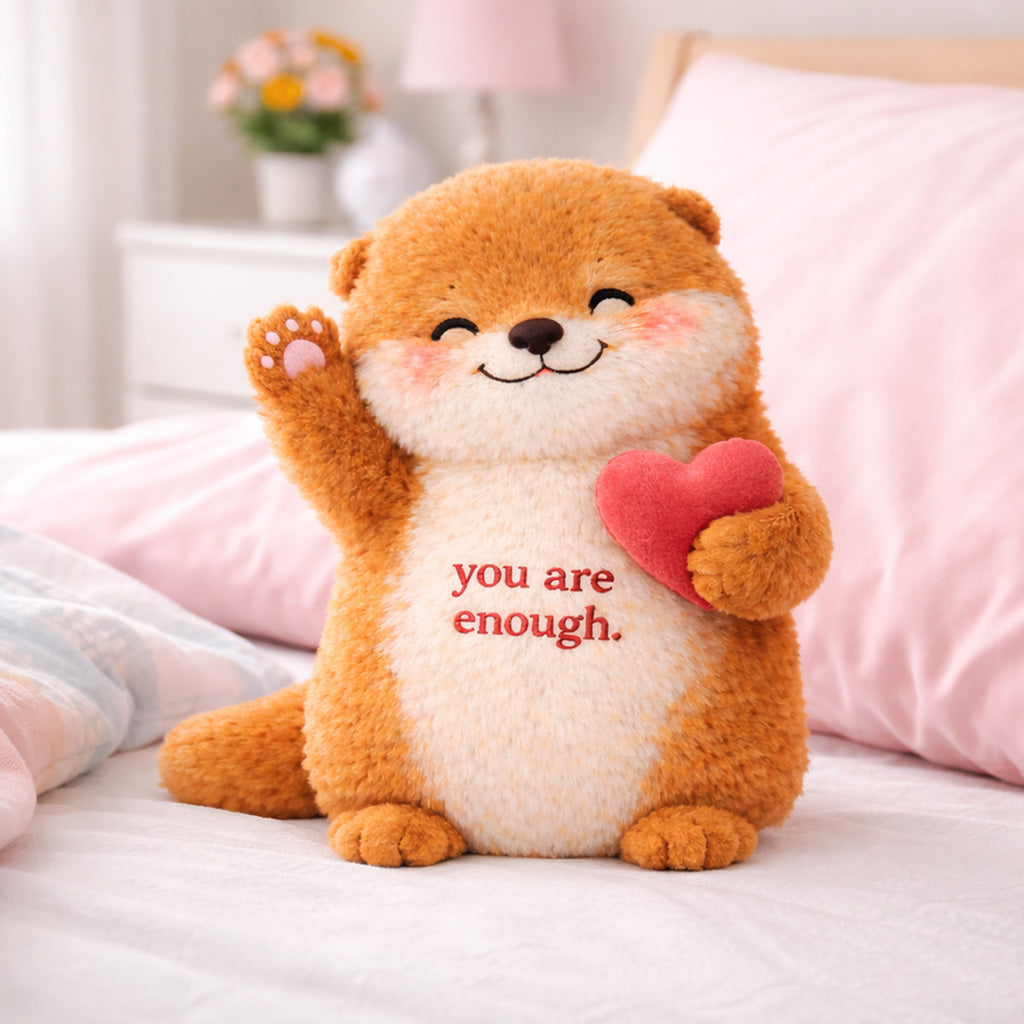 You Are Enough Emotional Support Otter Plush