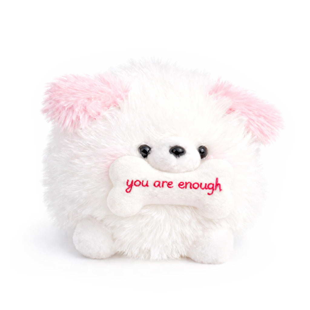 You Are Enough Bone Plush Puppy