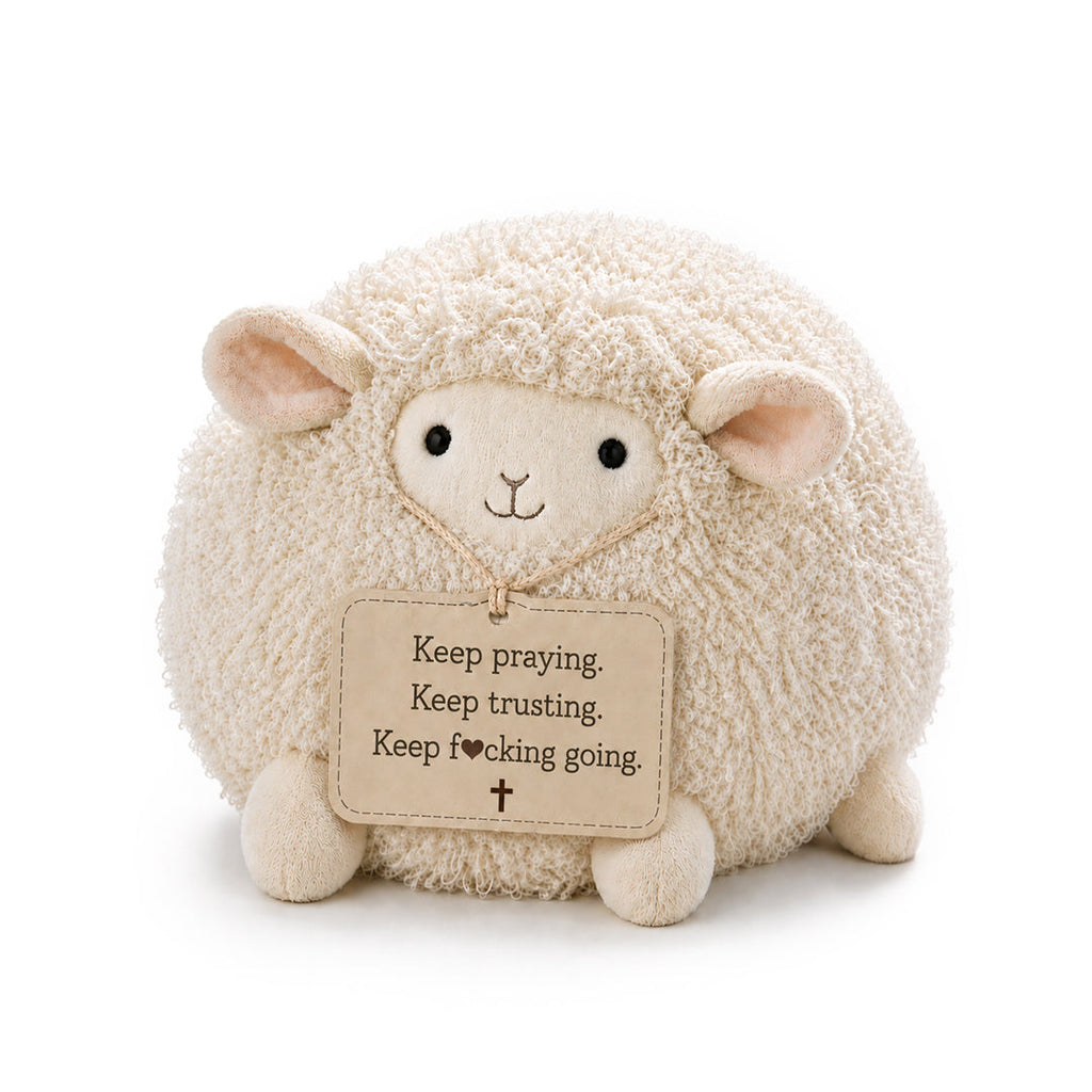 Keep Going Sphere-Shaped Sheep Plush