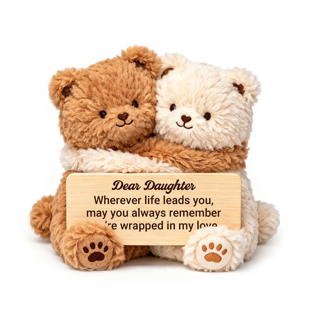 Wrapped In My Love Hugging Bear Plushies