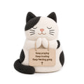Keep Going Sleepy Prayer Cat