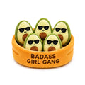 Badass Girl Gang Avocado Plush Set