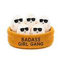 Badass Girl Squad Plush Bowl Set