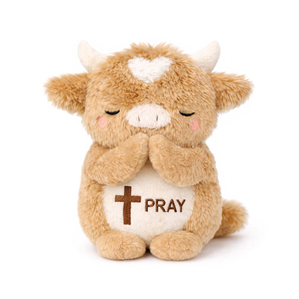 Give it to God Highland Cattle Plush