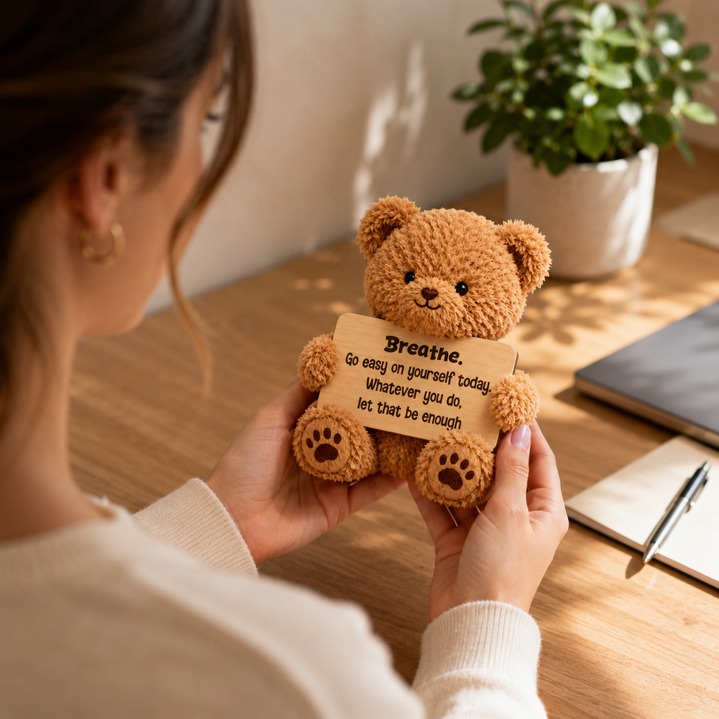 Emotional Support Brown Bear Plush
