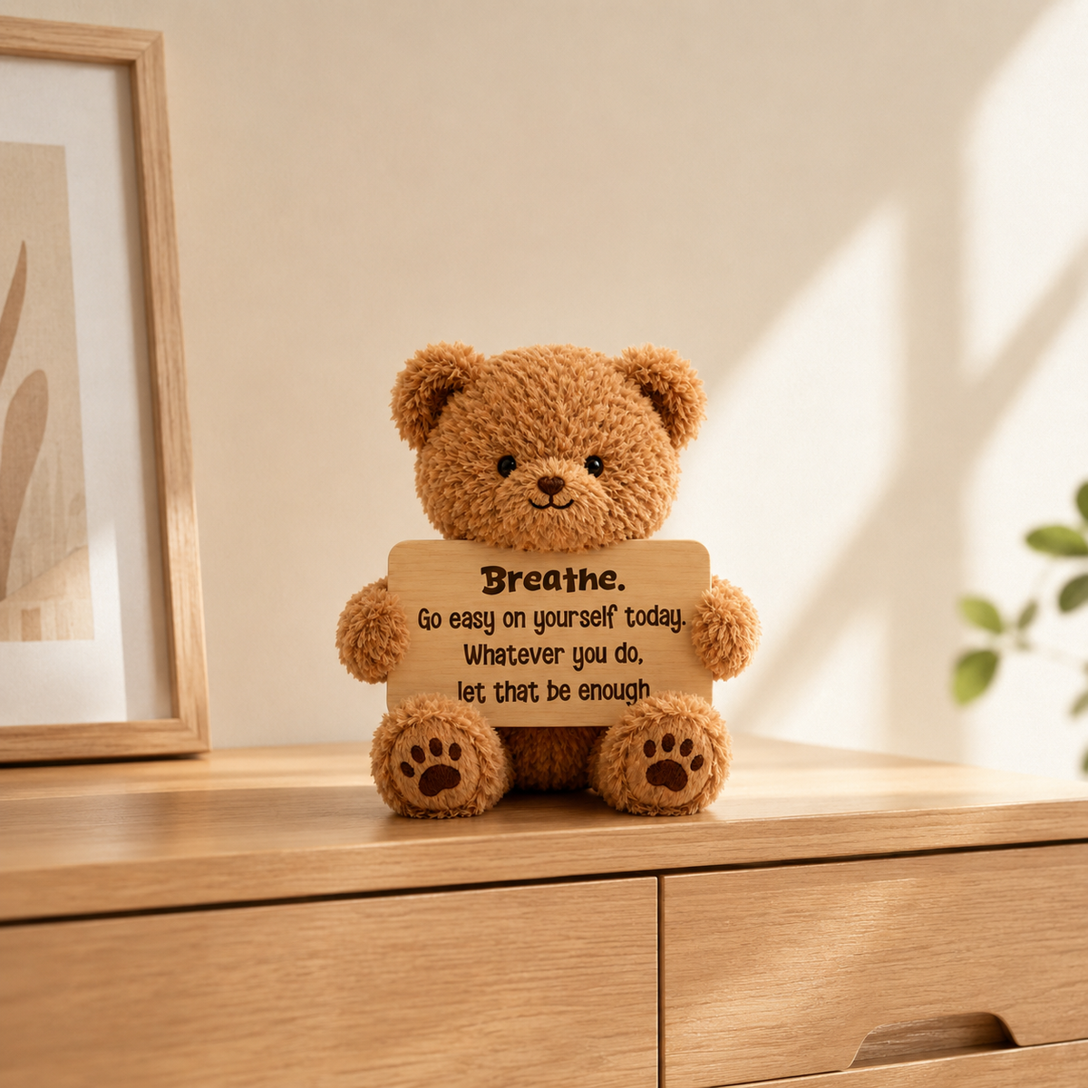 Emotional Support Brown Bear Plush