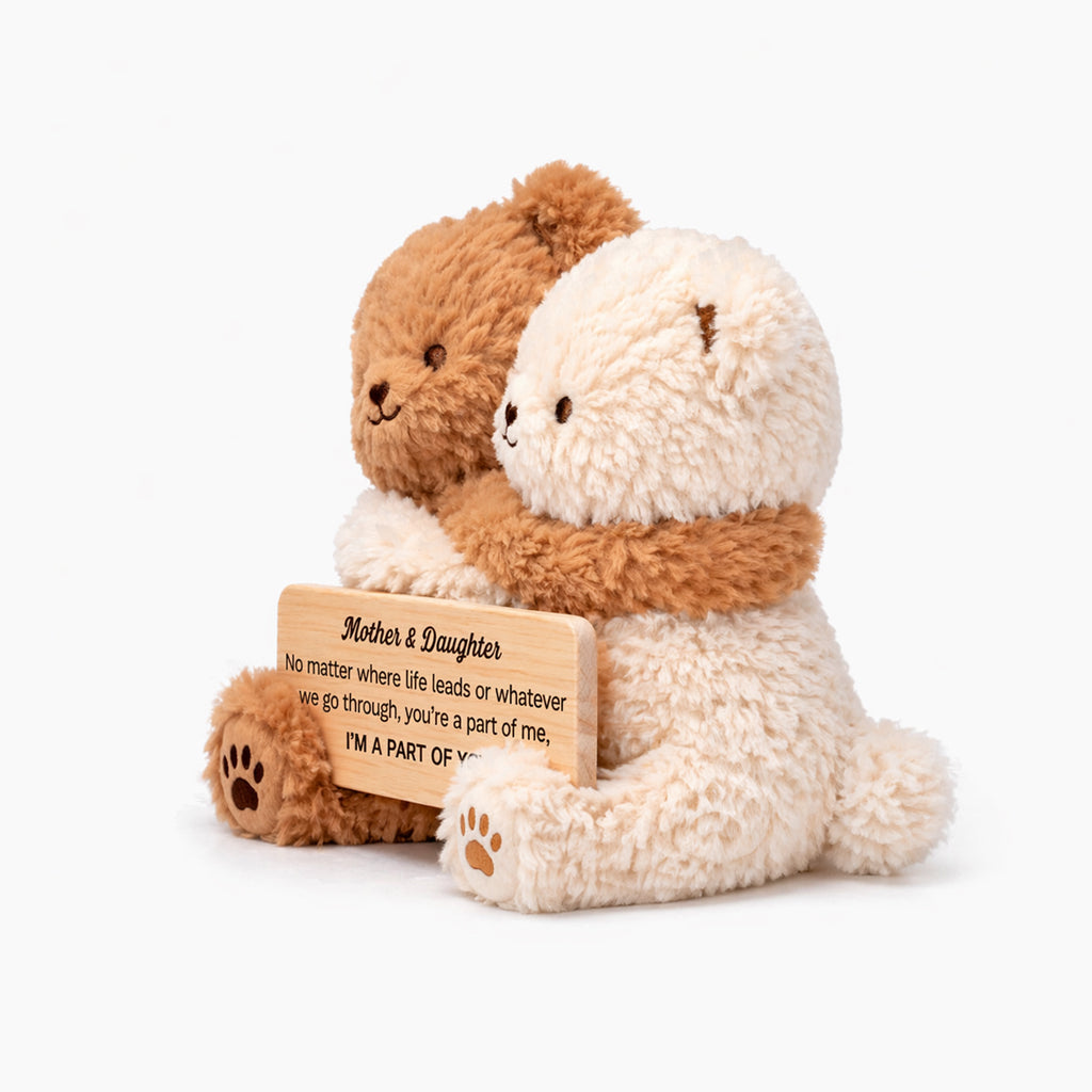 Hugging Mother & Daughter Bear Plush