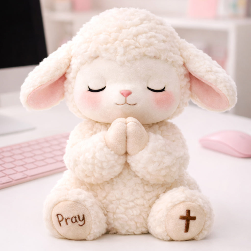 Dear Daughter Never Quit Plush Sheep Toy