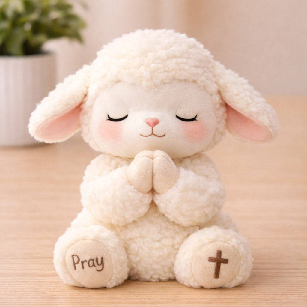 Dear Daughter Never Quit Plush Sheep Toy