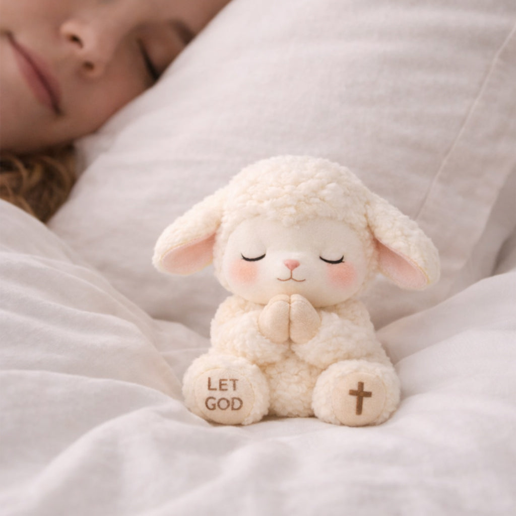 Let Go & Let God Plush Sheep Toy