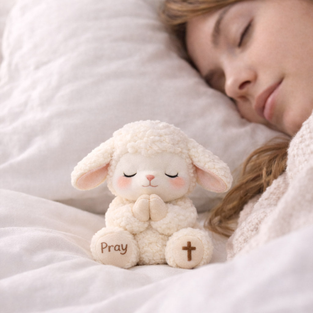 Dear Daughter Never Quit Plush Sheep Toy