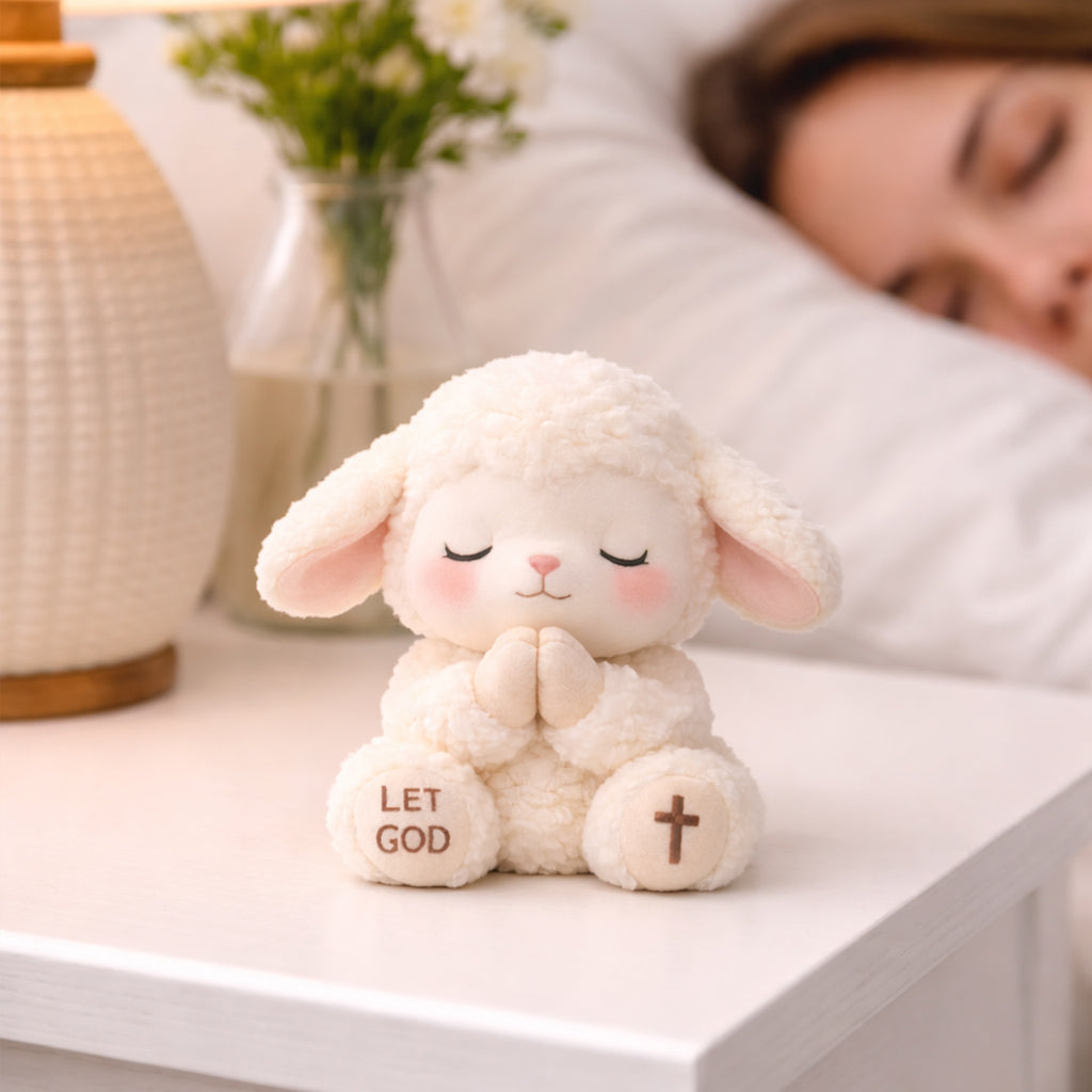 Let Go & Let God Plush Sheep Toy