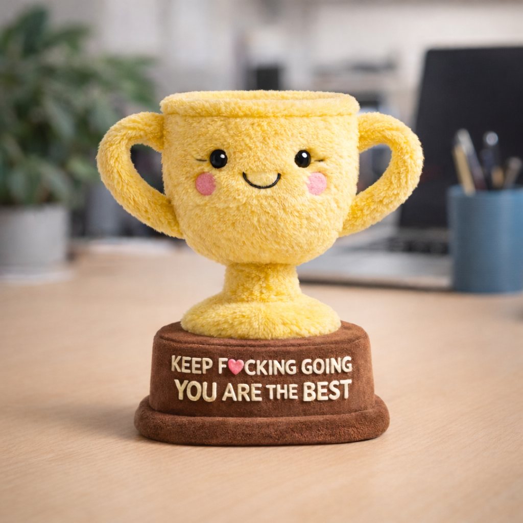 You Are The Best Emotional Support Trophy Plush