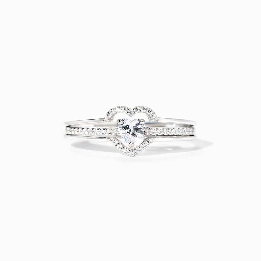 Layered Heart Ring